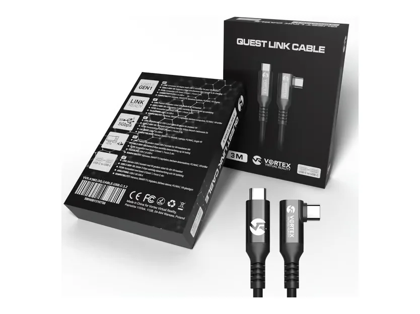 VortexVR Link-kabel med USB-C i båda ändarna